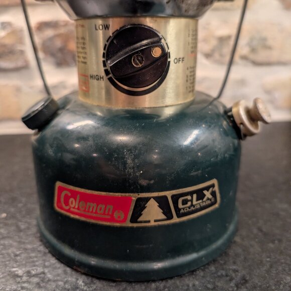 Coleman CLX Adjustable Lantern, Mod. 290, 9/84. 2 Mantle. Picket Fence Globe. - Picture 2 of 14
